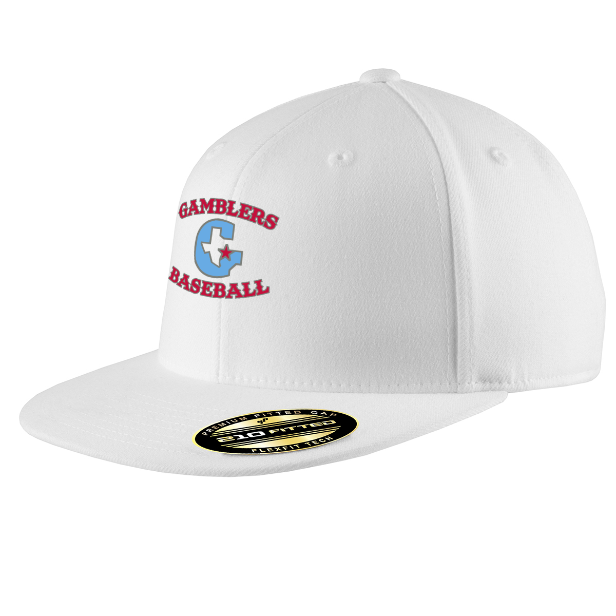 Gamblers Baseball FlexFit Flat-Brim Hat