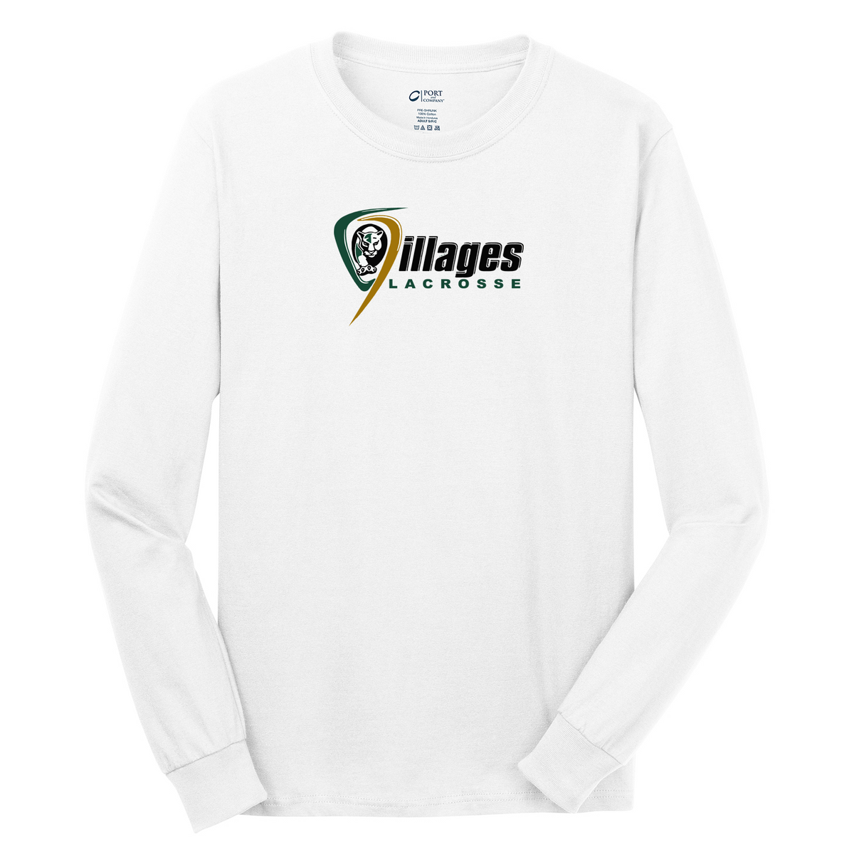 Villages Lacrosse Cotton Long Sleeve Shirt