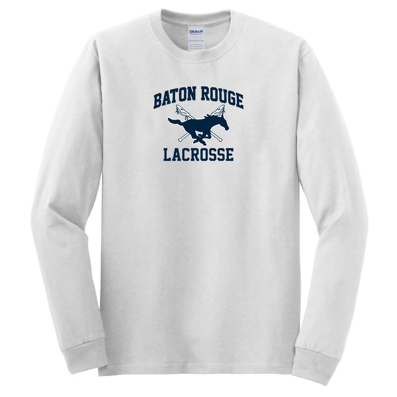 Baton Rouge Mustangs Cotton Long Sleeve Shirt