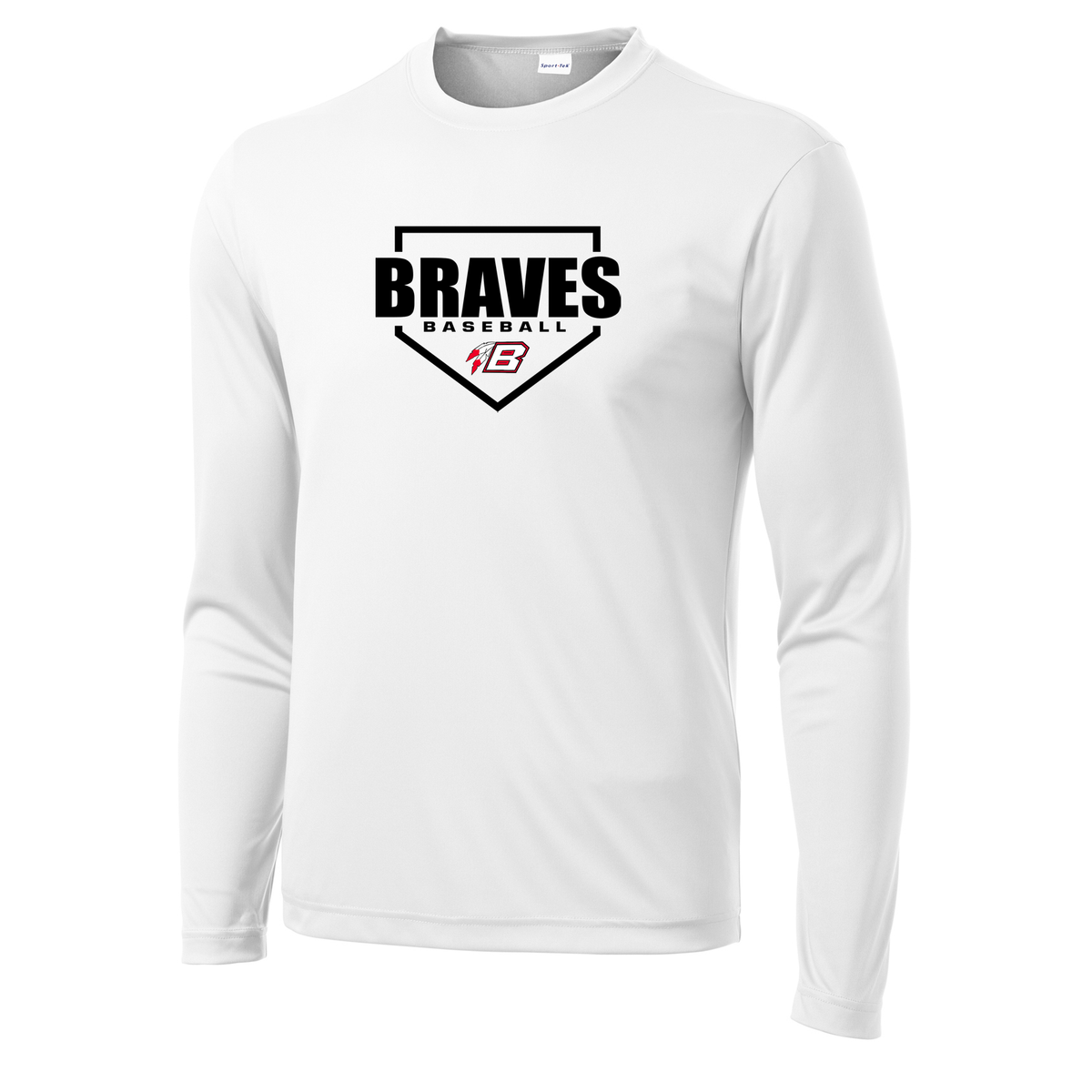 Braves Youth Baseball Long Sleeve Performance Shirt