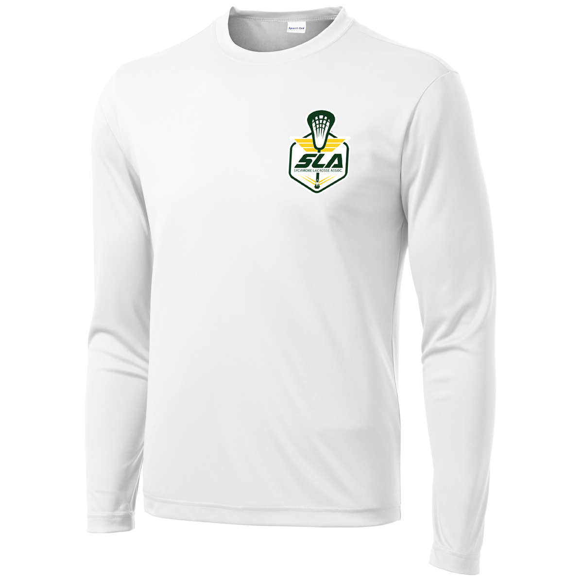 Sycamore Lacrosse Association White Long Sleeve Performance Shirt