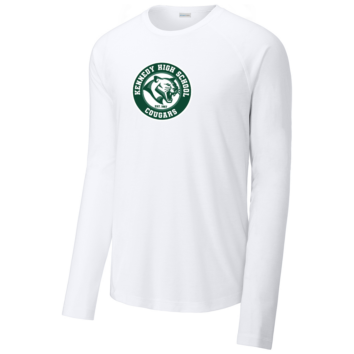 JFK Bellmore Cougars Track and Field Long Sleeve Raglan CottonTouch