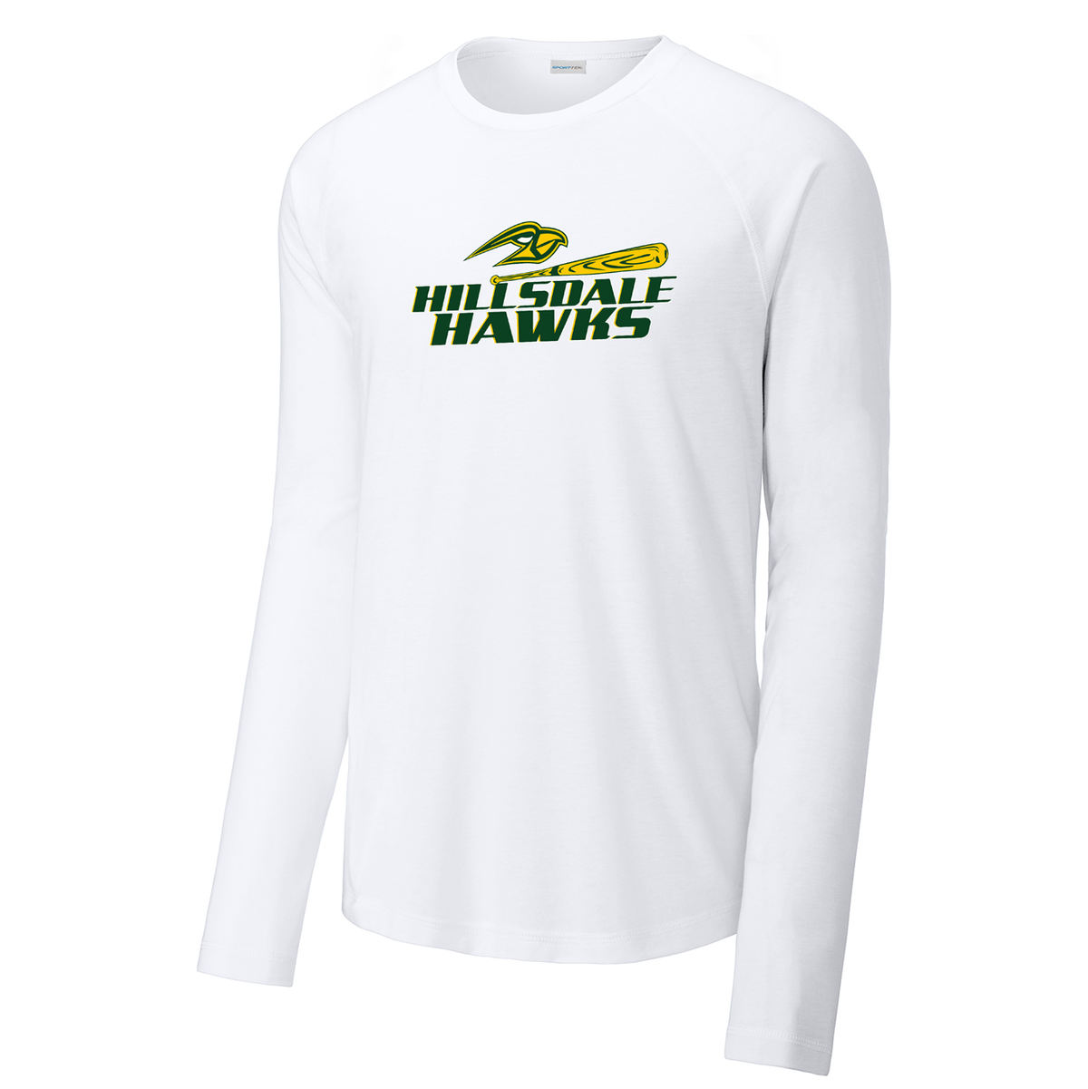 Hillsdale Hawks Long Sleeve Raglan CottonTouch