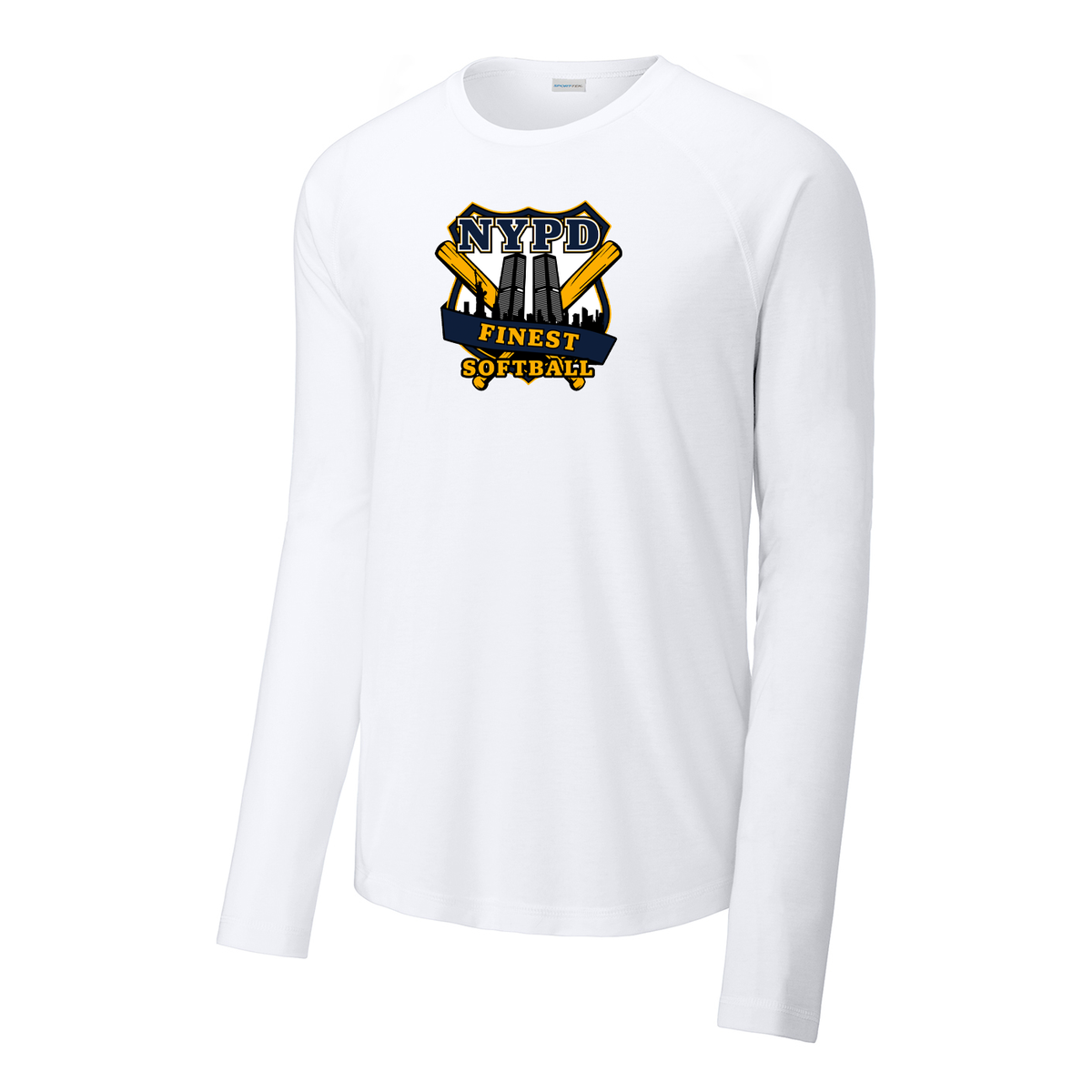 NYPD Softball Long Sleeve Raglan CottonTouch