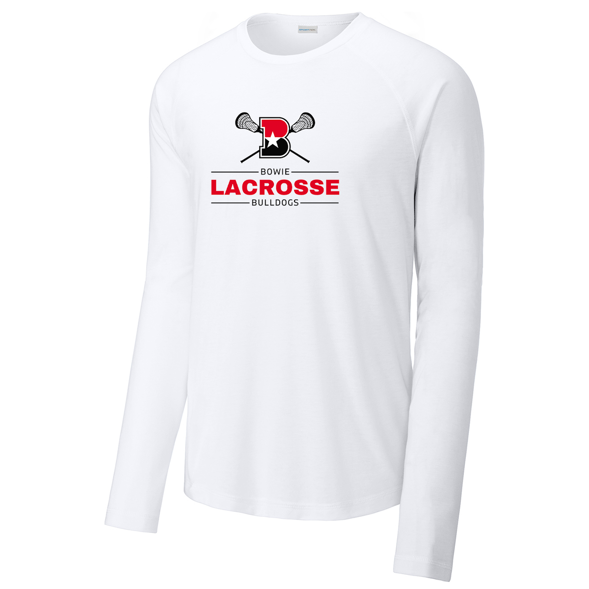 Bowie Boys Lacrosse Long Sleeve Raglan CottonTouch