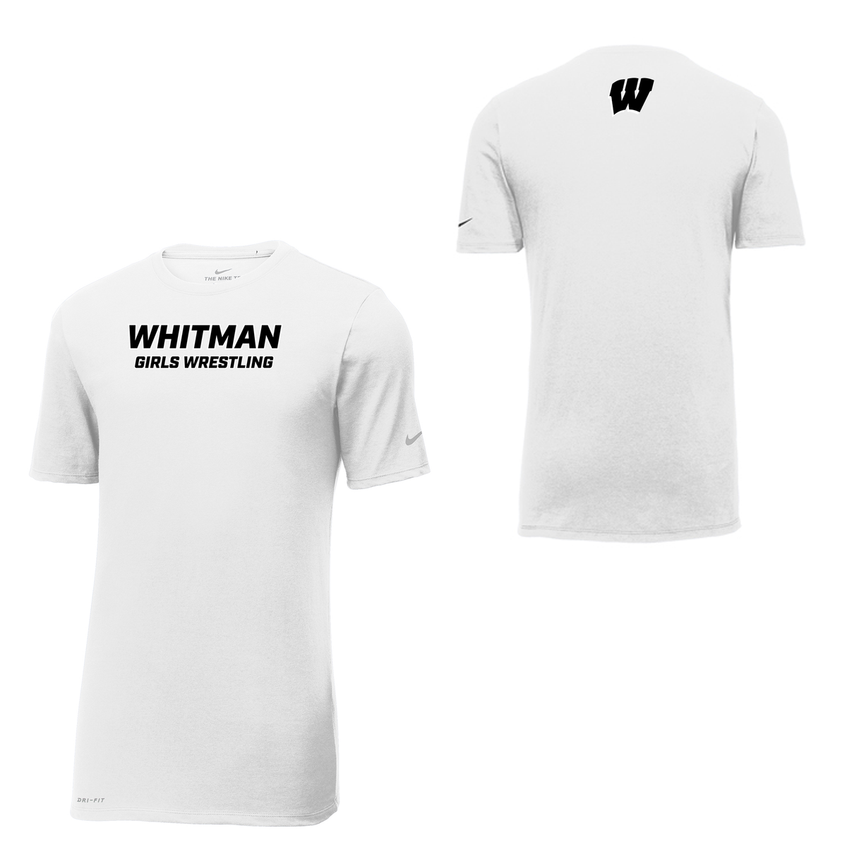 Whitman Women's Wrestling Nike Dri-FIT Tee