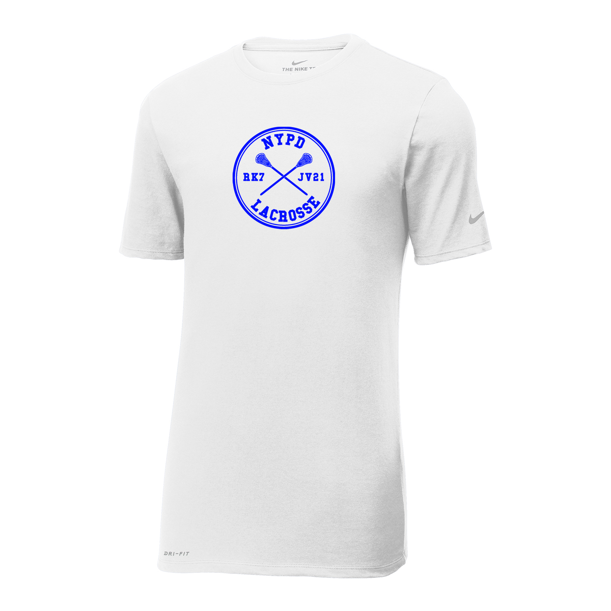 NYPD Lacrosse Nike Dri-FIT Tee