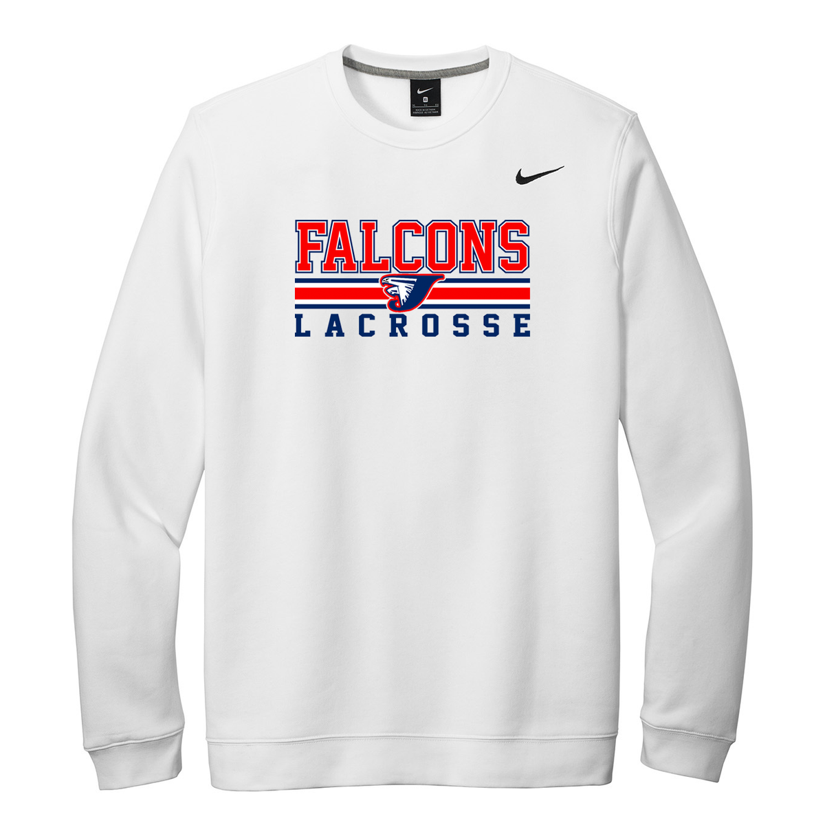 Jordan Falcons Girls Lacrosse Nike Fleece Crew Neck