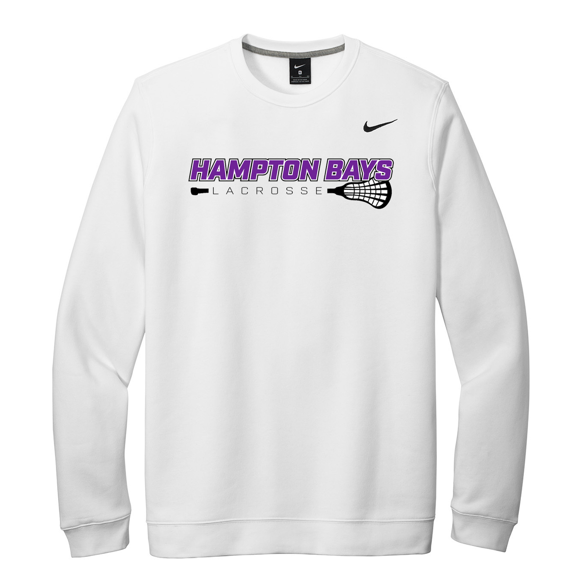 Hampton Bays Lacrosse Nike Fleece Crew Neck