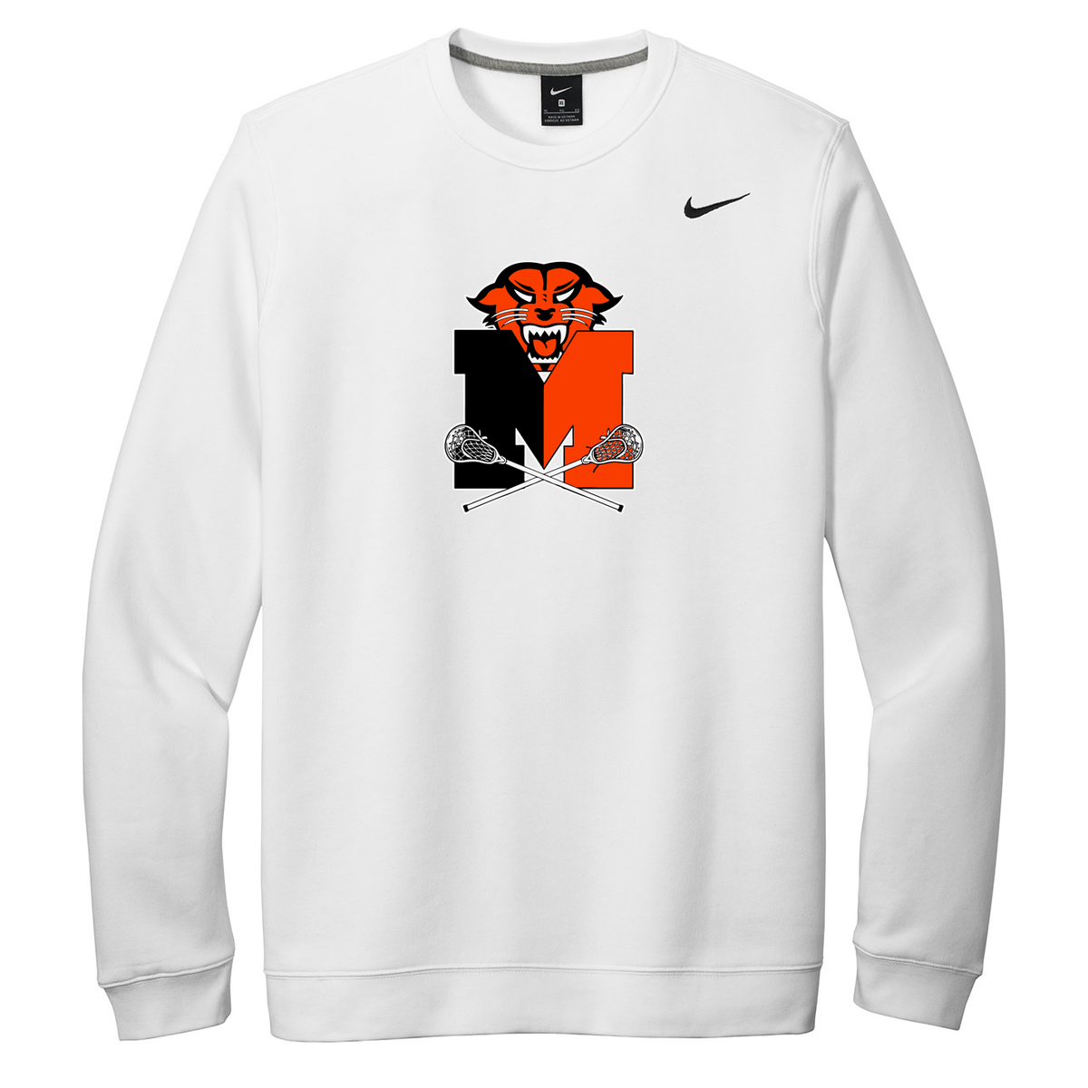 Monroe Bearcats Lacrosse Nike Fleece Crew Neck