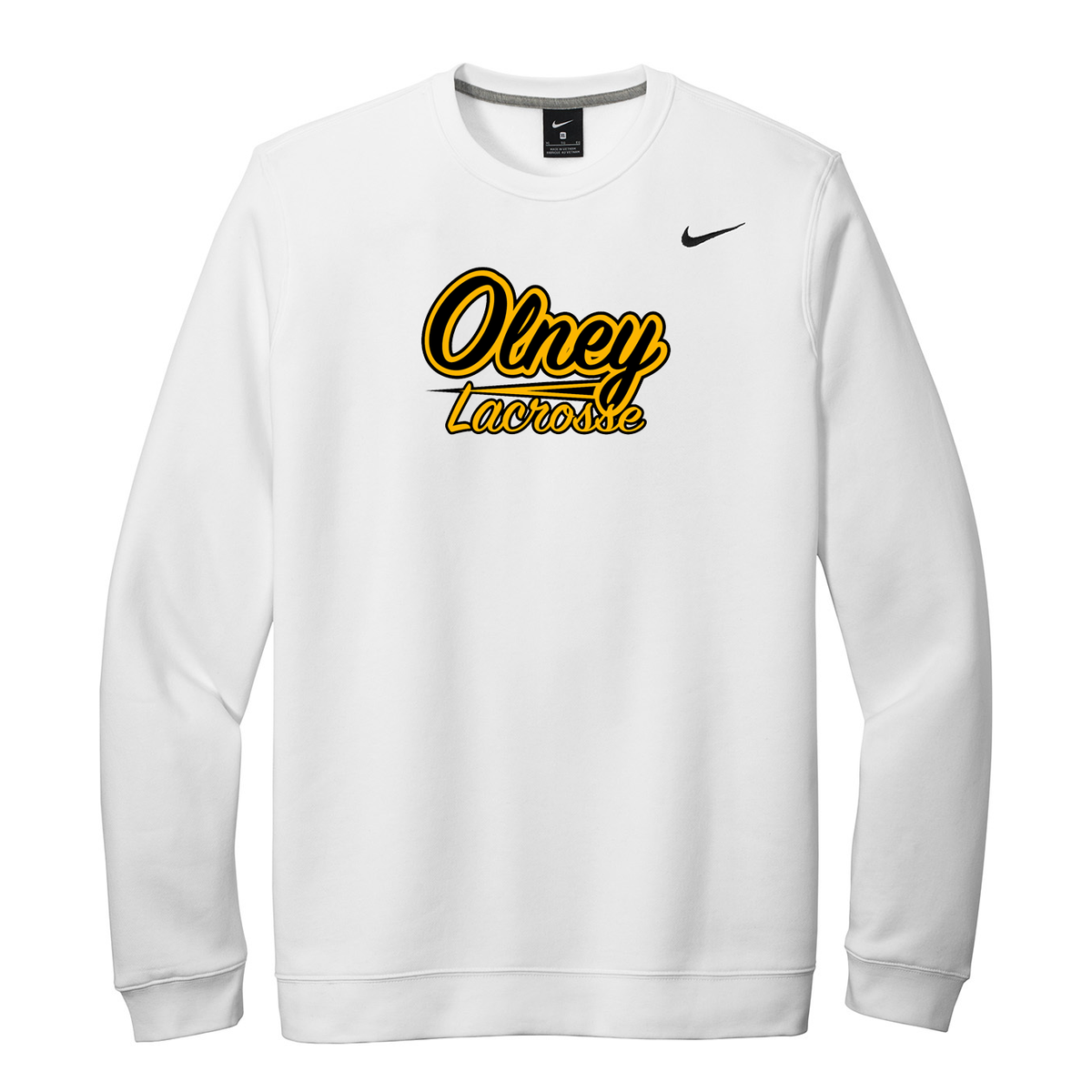 Olney Bears Lacrosse Nike Fleece Crew Neck