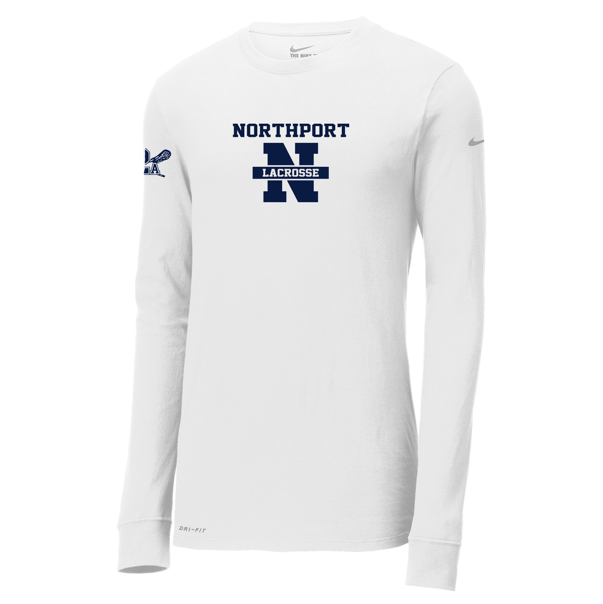 Northport High School Lacrosse Nike Dri-FIT Long Sleeve Tee