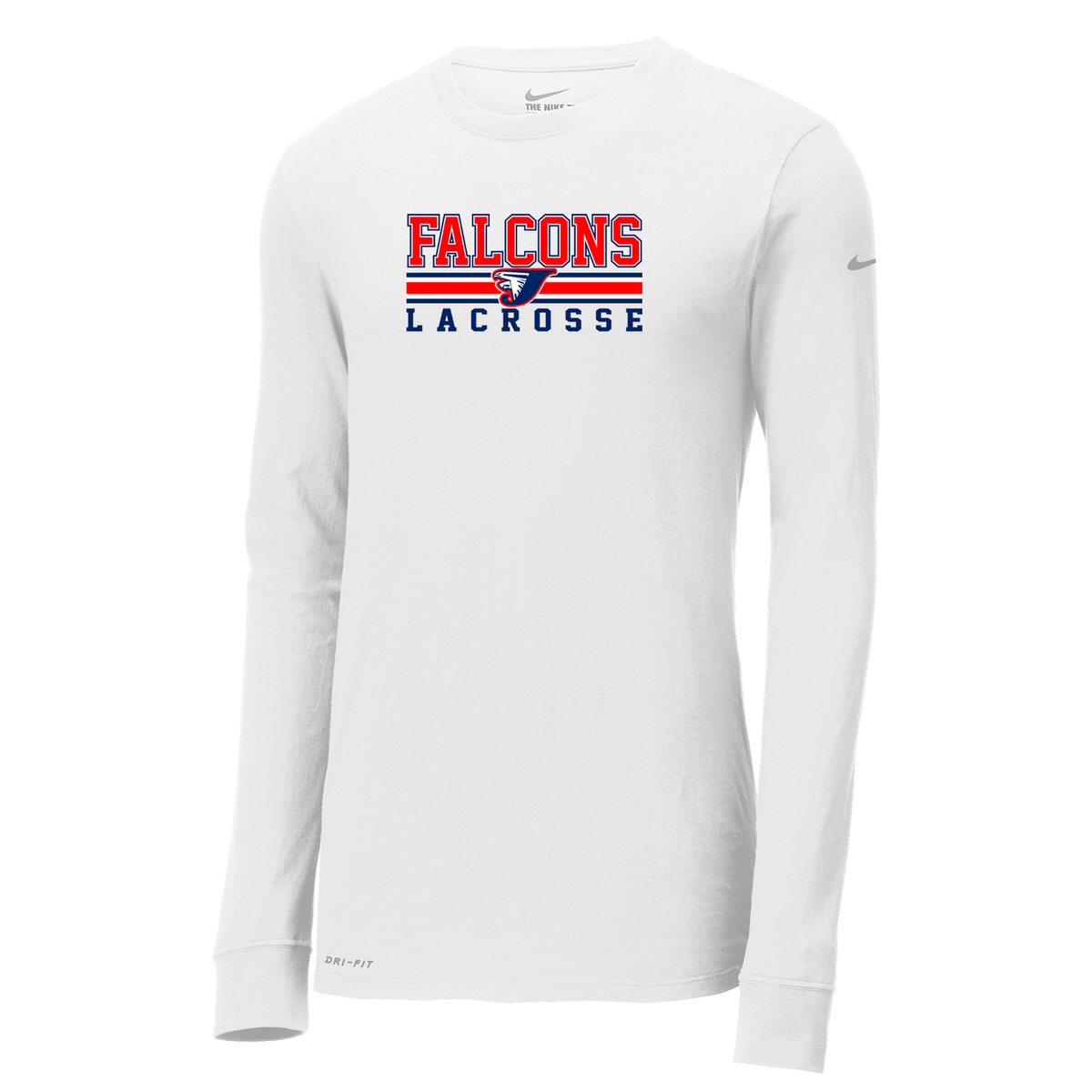 Jordan Falcons Girls Lacrosse Nike Dri-FIT Long Sleeve Tee