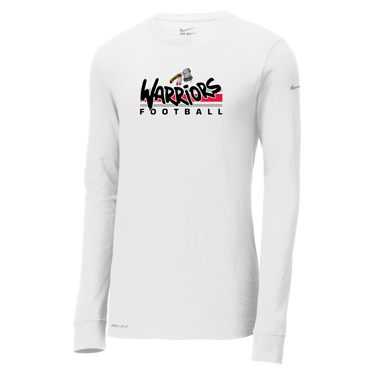 WV Warriors Football Nike Dri-FIT Long Sleeve Tee