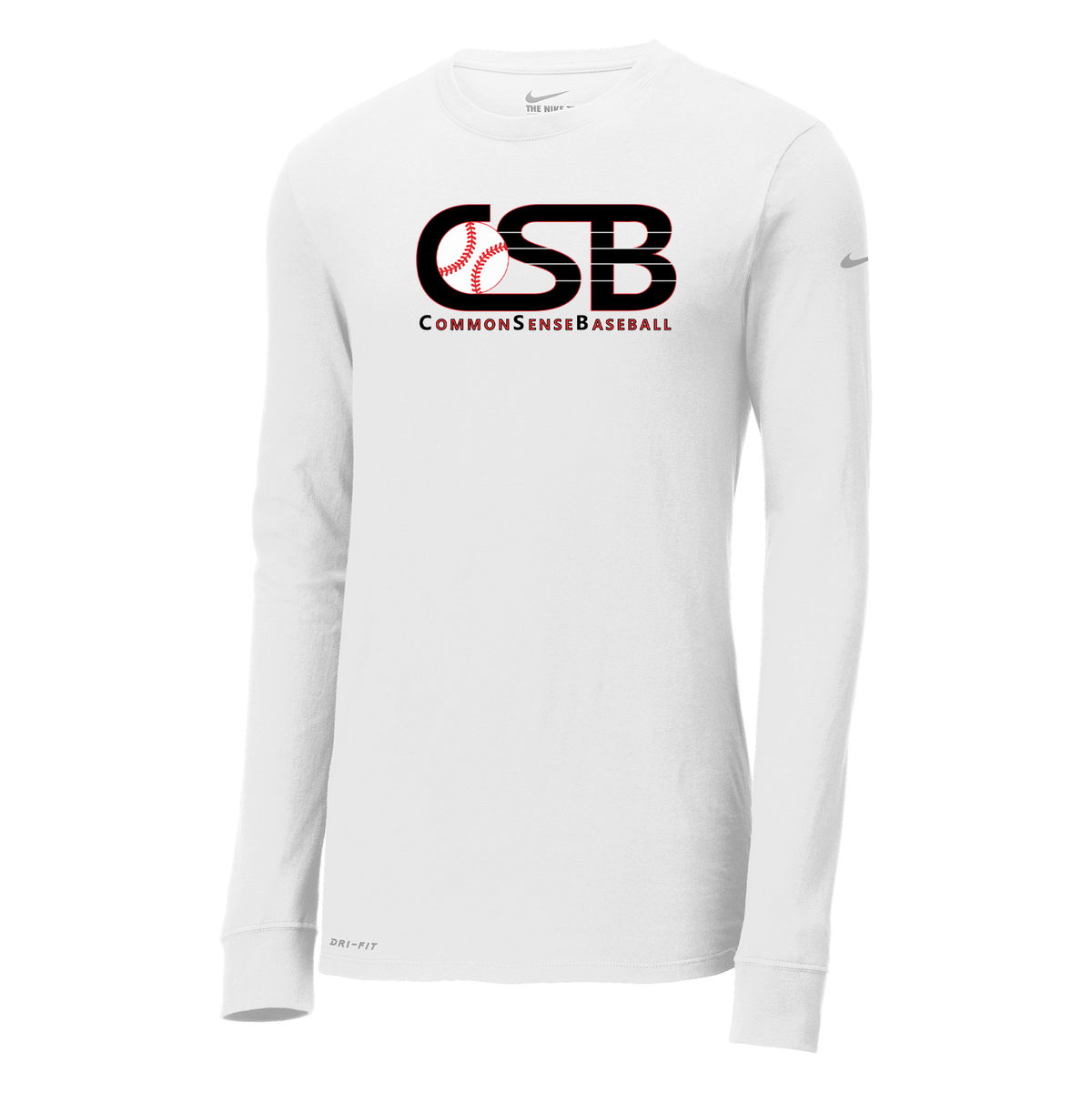 Common Sense Baseball Nike Dri-FIT Long Sleeve Tee