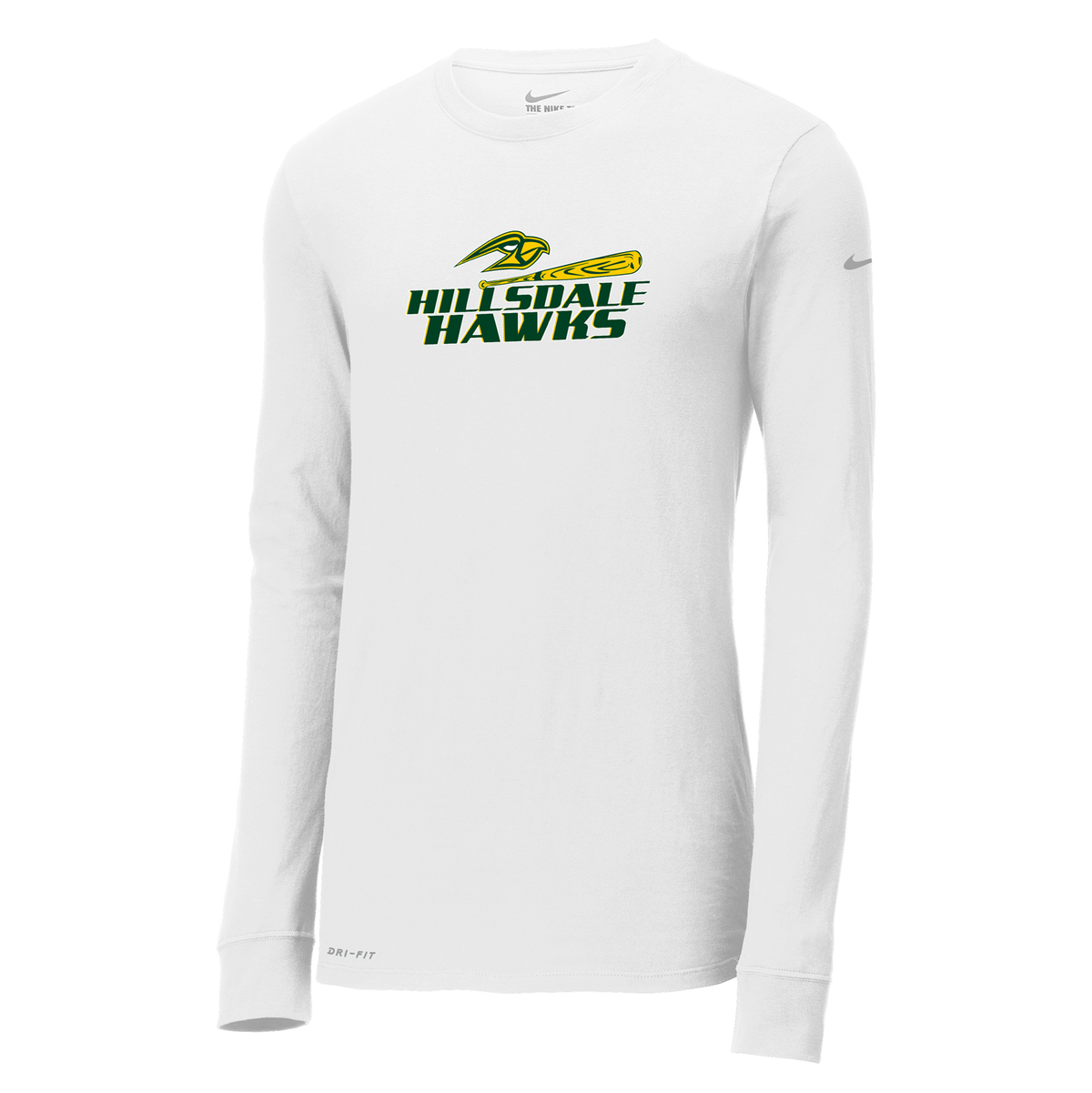 Hillsdale Hawks Nike Dri-FIT Long Sleeve Tee