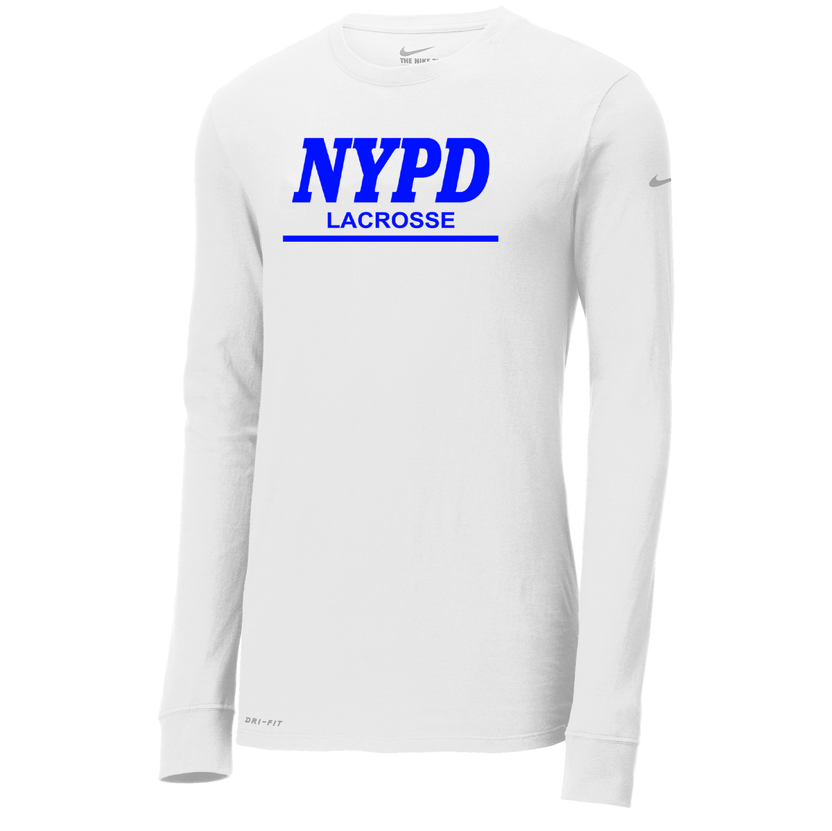 NYPD Lacrosse Nike Dri-FIT Long Sleeve Tee