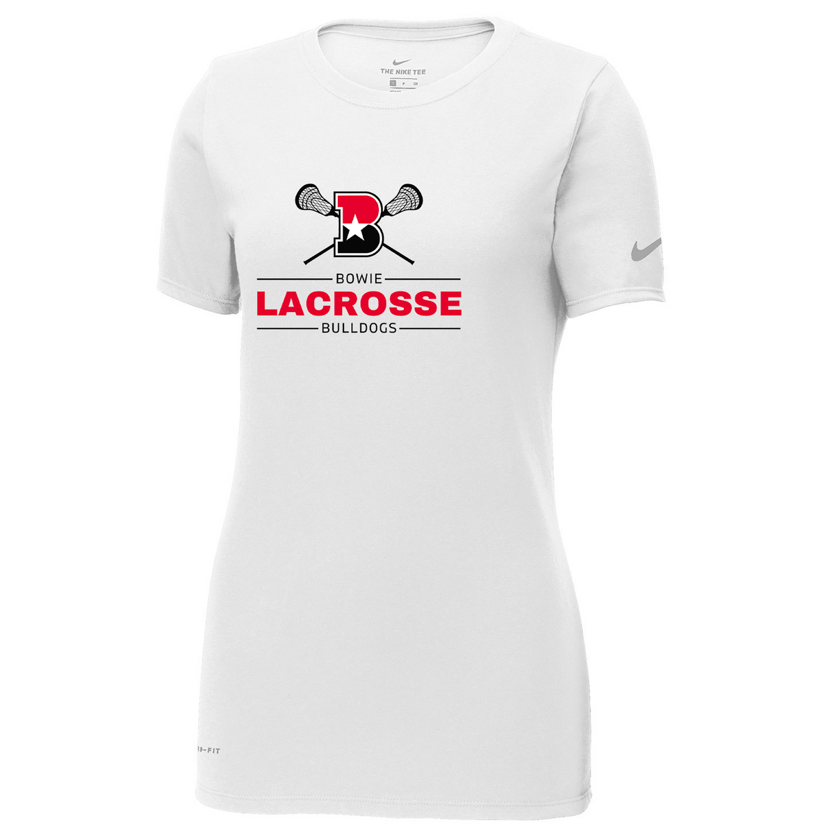 Bowie Boys Lacrosse Nike Ladies Dri-FIT Tee