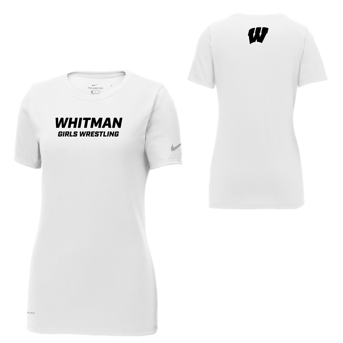 Whitman Women's Wrestling Nike Ladies Dri-FIT Tee