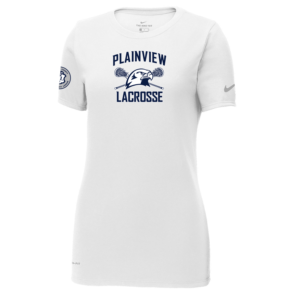 Plainview PAL Lacrosse Nike Ladies Dri-FIT Tee