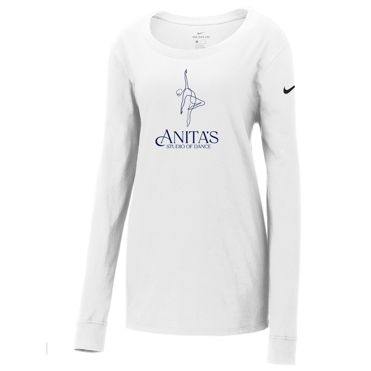 Anita's Studio of Dance Nike Ladies Core Cotton Long Sleeve Tee