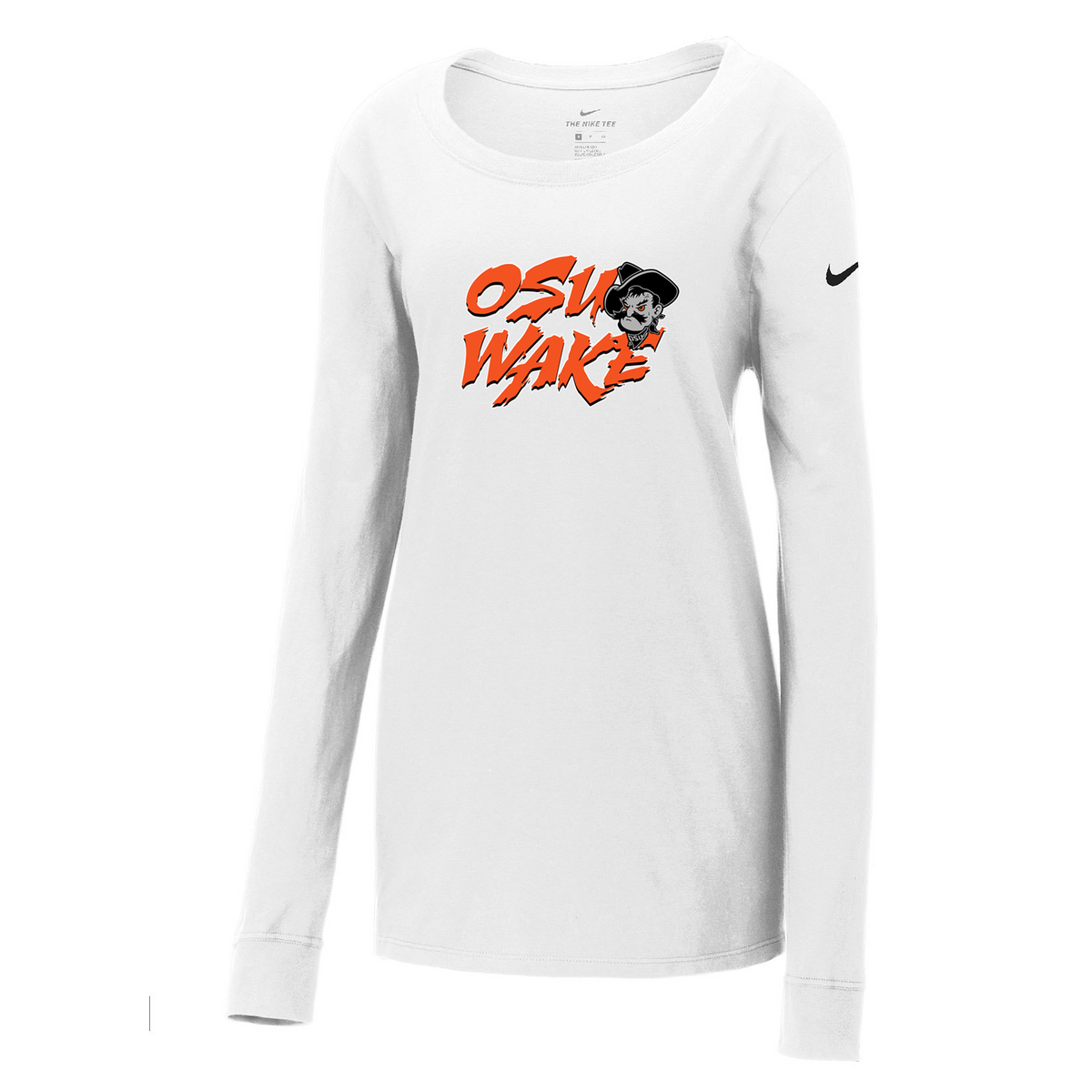 OK State Wakeboarding Nike Ladies Core Cotton Long Sleeve Tee