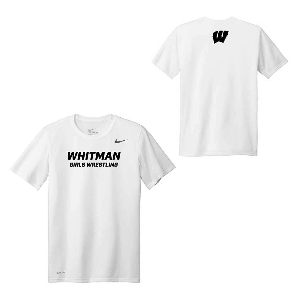 Whitman Women's Wrestling Nike Legend Tee