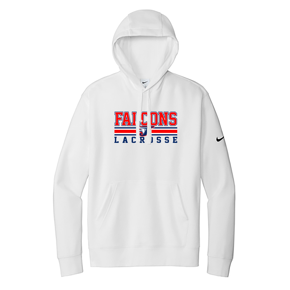 Jordan Falcons Girls Lacrosse Nike Fleece Swoosh Hoodie