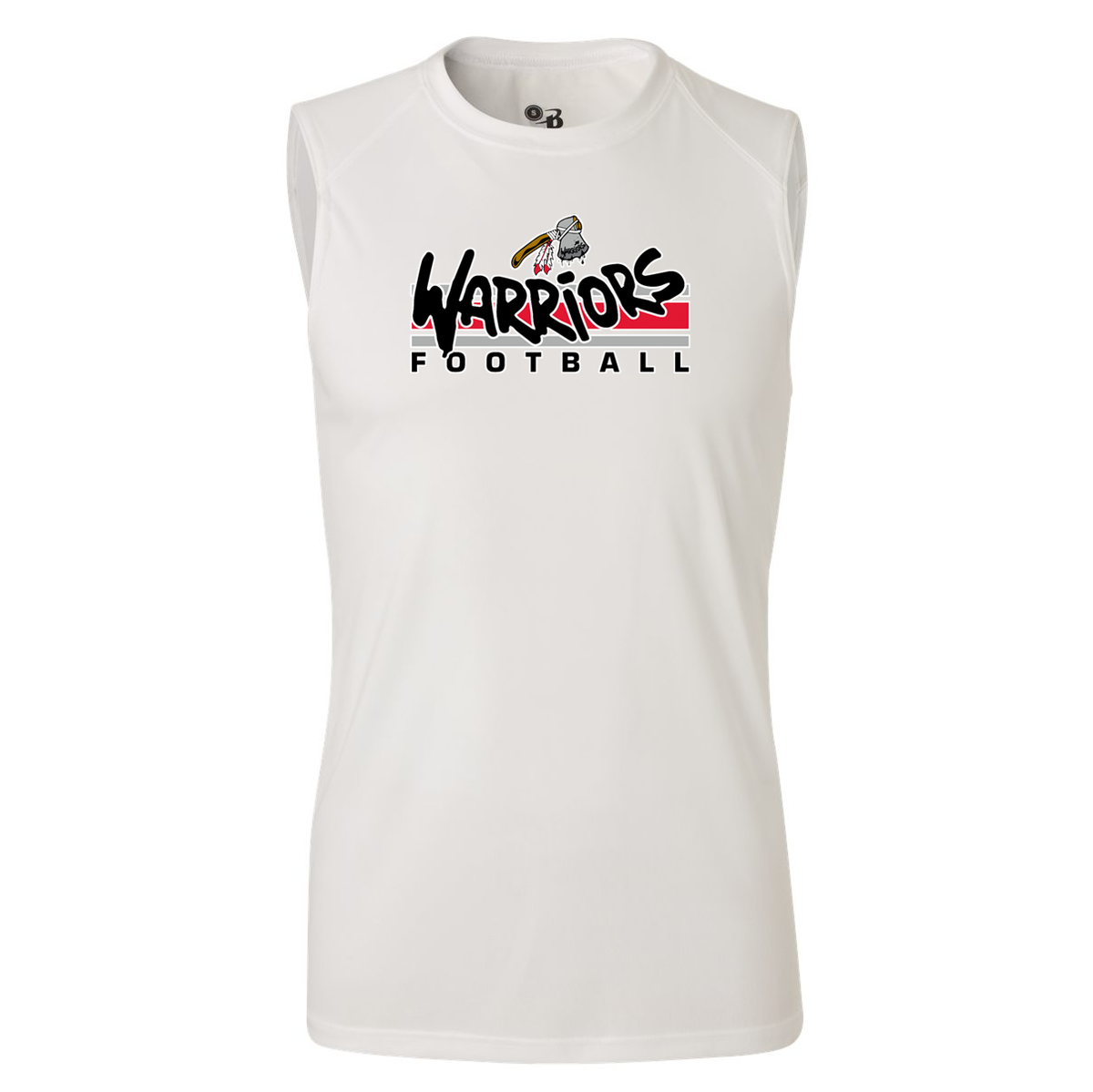 WV Warriors Football B-Core Sleeveless Performance Tank