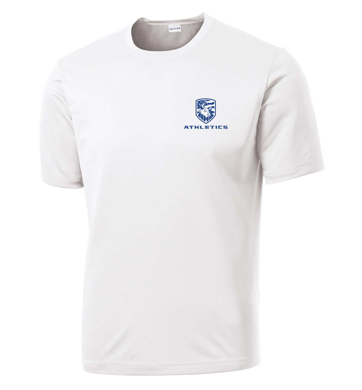 Accompsett Middle School Men's White Performance T-Shirt