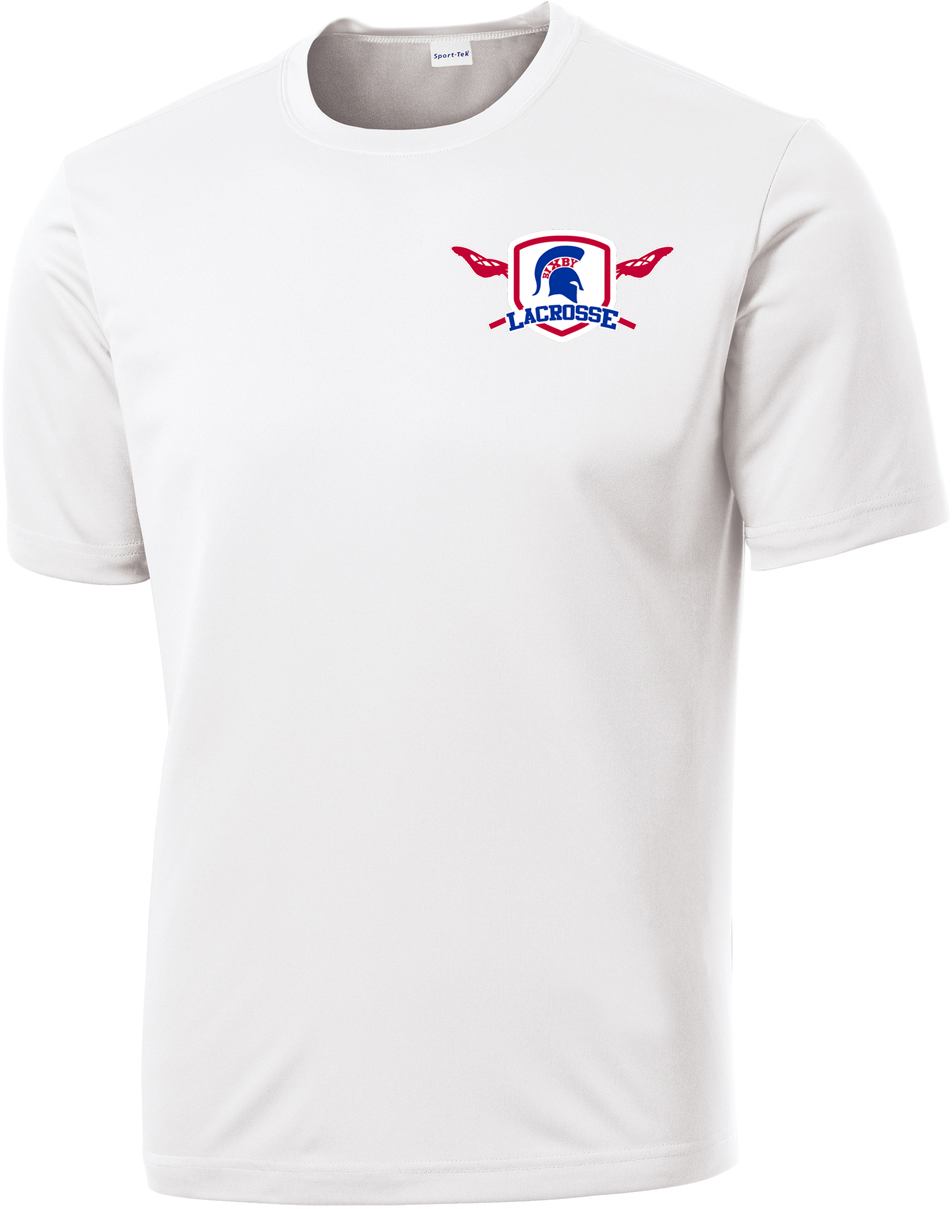 Bixby Lacrosse White Performance T-Shirt