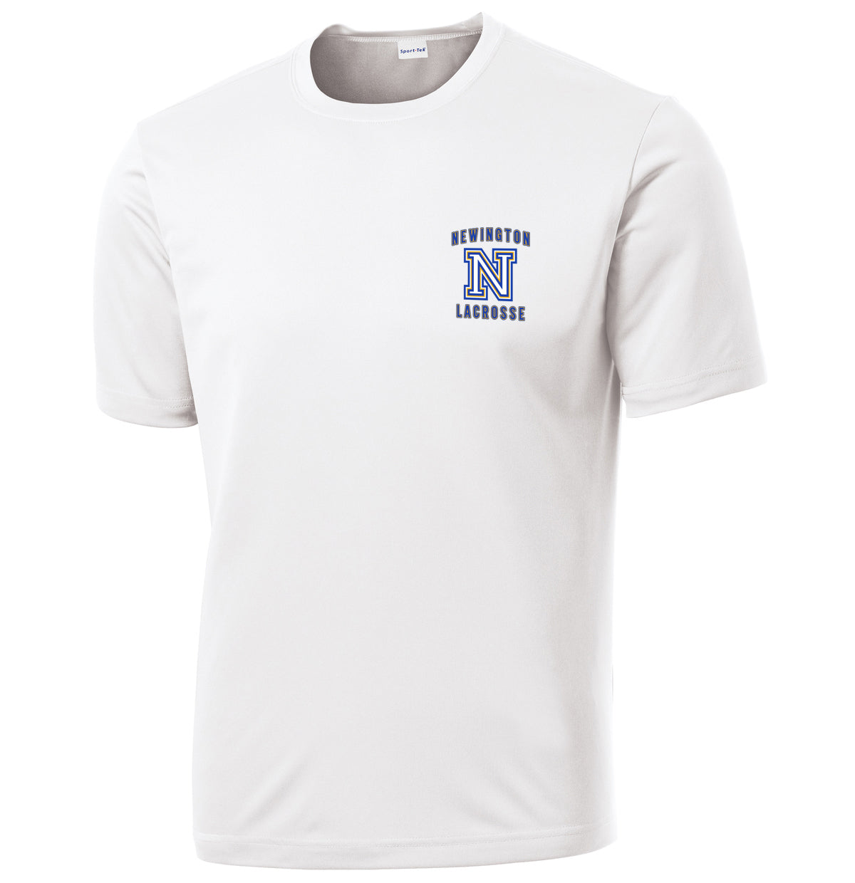 Newington Lacrosse White Performance T-Shirt