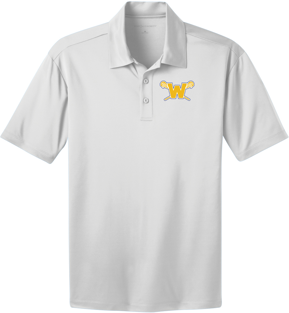Webster Lacrosse White Polo