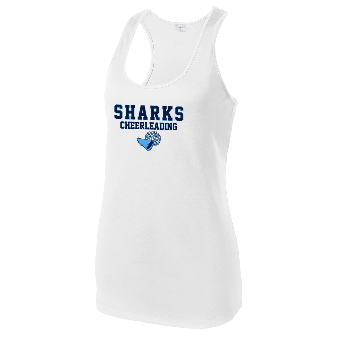 Sharks Cheerleading Women's Racerback Tank