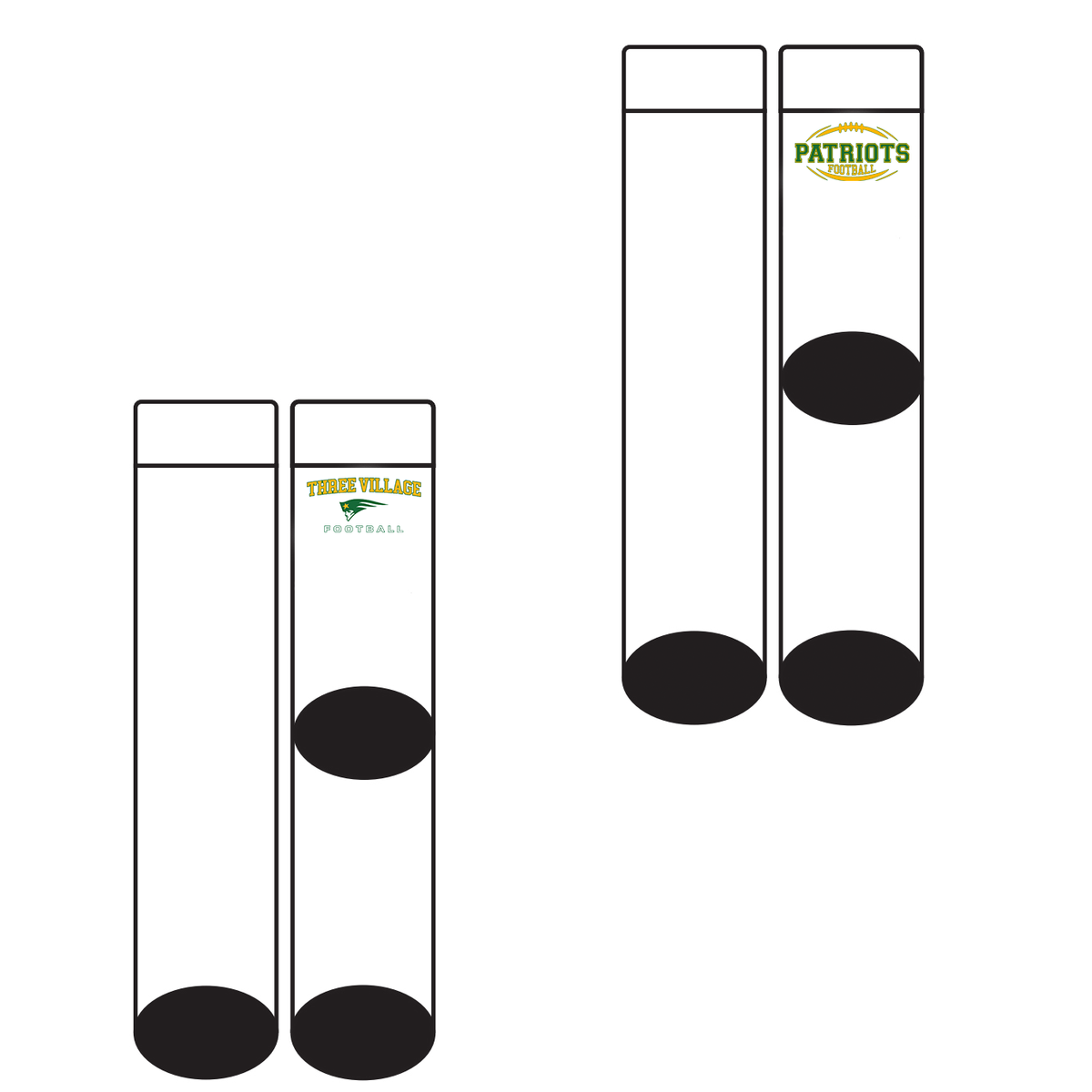 Three Village Football Socks