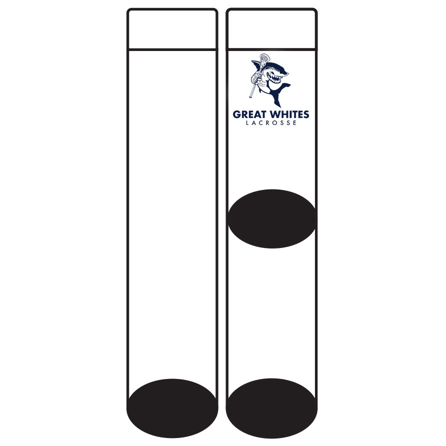 Great Whites Lacrosse Socks