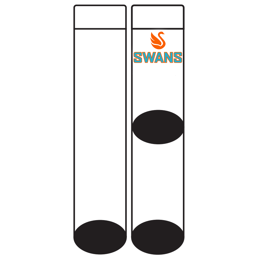 Swans Lacrosse Socks