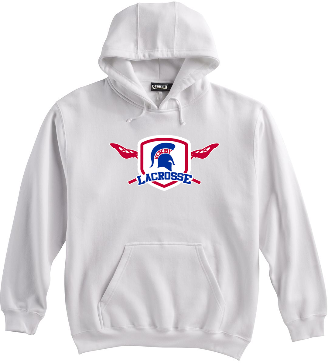 Bixby Lacrosse White Sweatshirt
