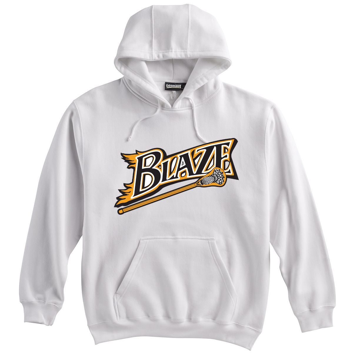 Blaze Lacrosse White Sweatshirt