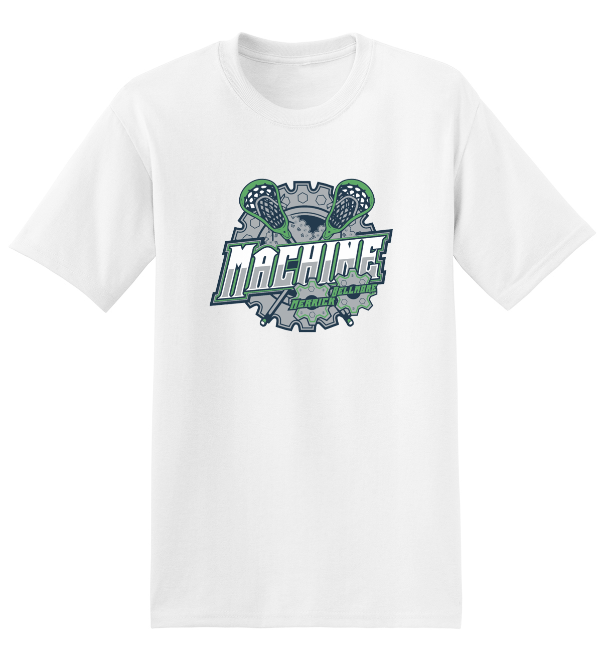 Merrick-Bellmore Machine T-Shirt (White)