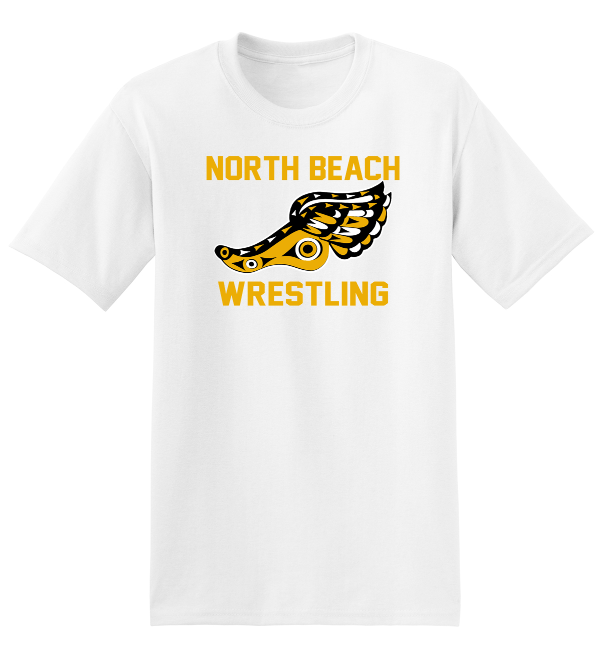 North Beach Wrestling White T-Shirt