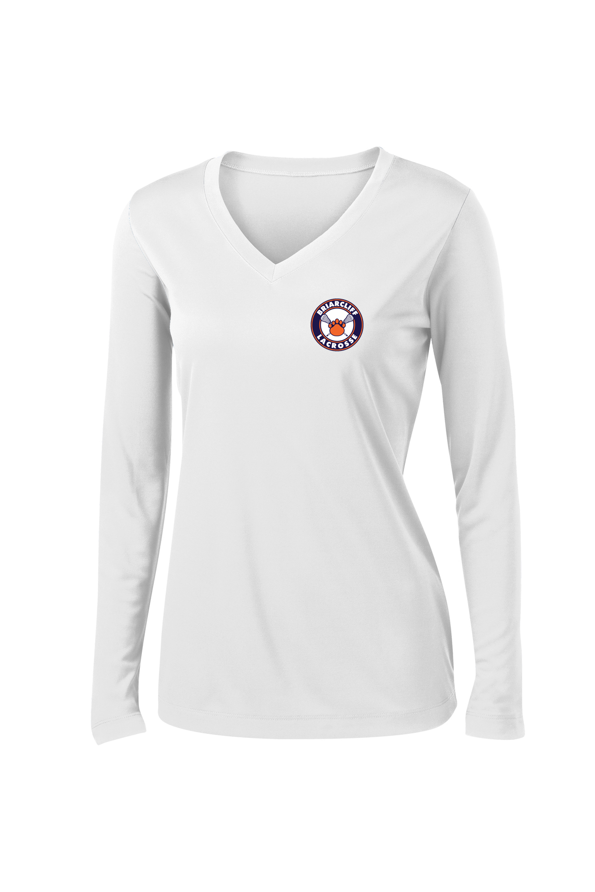 Briarcliff Lacrosse Women's White Long Sleeve Performance Shirt