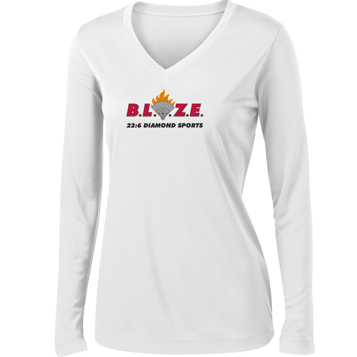 BLAZE 22:6 Diamond Sports Women's Long Sleeve Performance Shirt