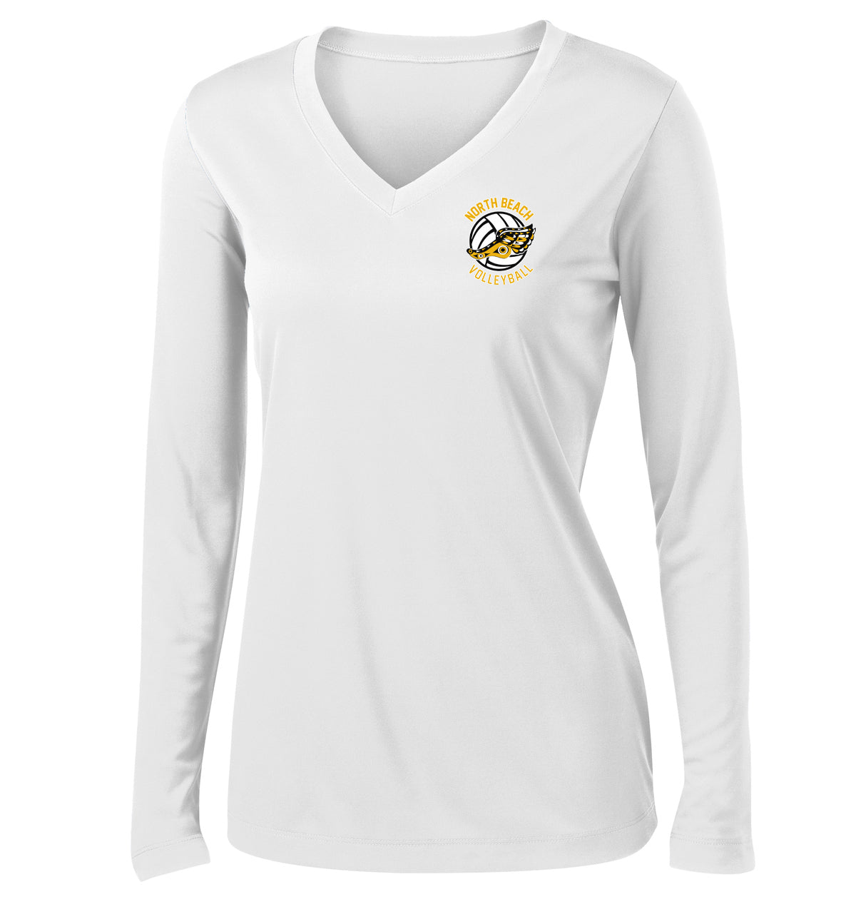 North Beach Volleyball Women's Long Sleeve Performance Shirt