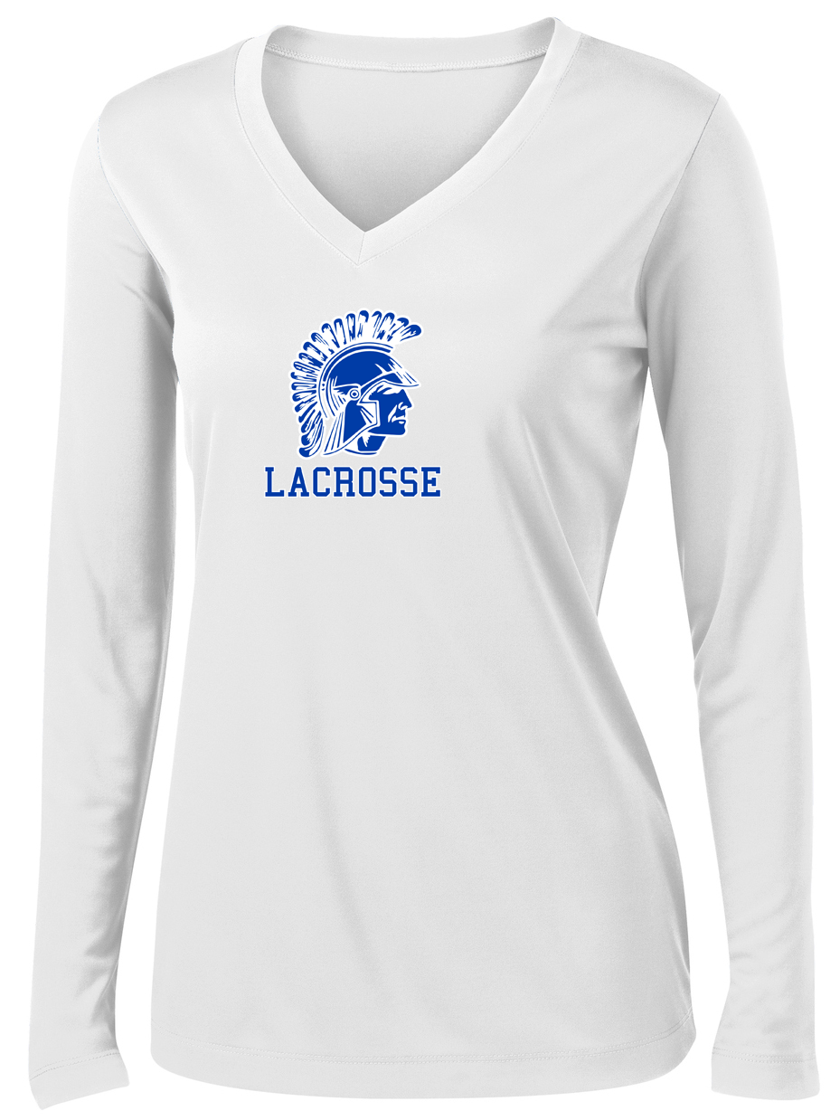 Chambersburg Lacrosse Women's White Long Sleeve Performance Shirt