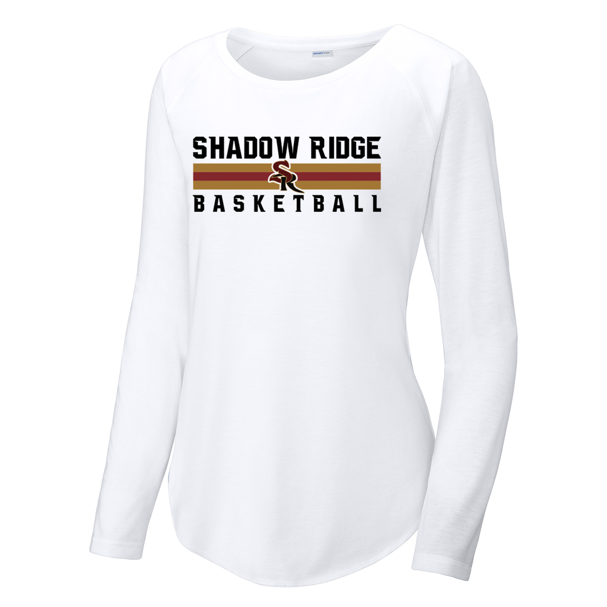 Shadow Ridge Basketball Women's Raglan Long Sleeve CottonTouch