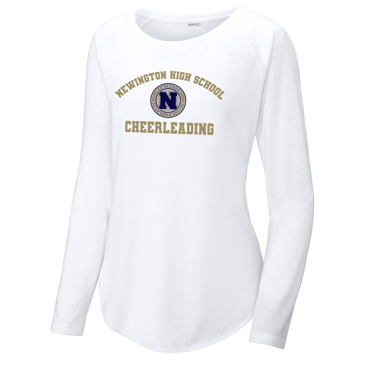 Newington HS Cheer Women's Raglan Long Sleeve CottonTouch