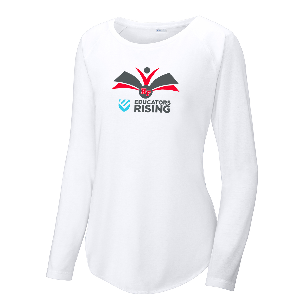 HF Educators Rising Women's Raglan Long Sleeve CottonTouch