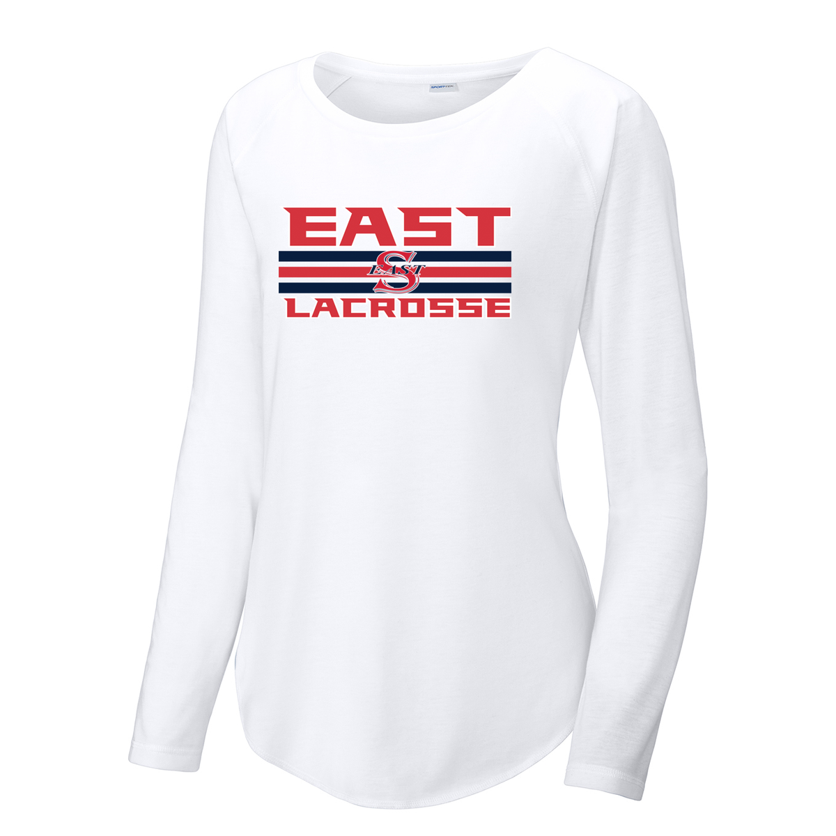 Smithtown East Girls Lacrosse Women's Raglan Long Sleeve CottonTouch