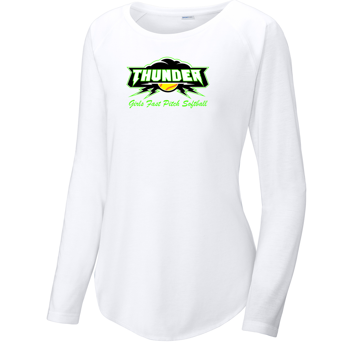 Long Island Thunder Softball Women's Raglan Long Sleeve CottonTouch